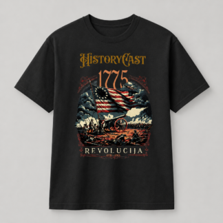 HistoryCast majica Američka revolucija